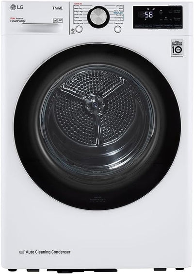 LG DLHC1455W 24" Compact Electric Dryer - HeatPump