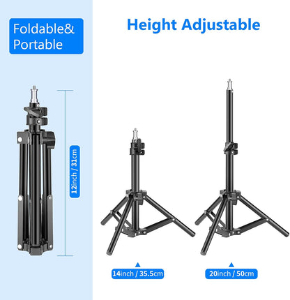 Neewer 10028121@@011 Mini Table Top Backlight Stand 20-Inch