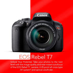 Canon Rebel T7 Digital Camera 18-55mm Lens Bundle