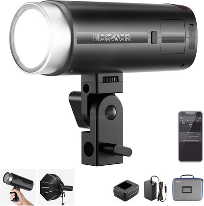 Neewer Q200 200Ws Outdoor Flash Strobe - Battery Powered Monolight