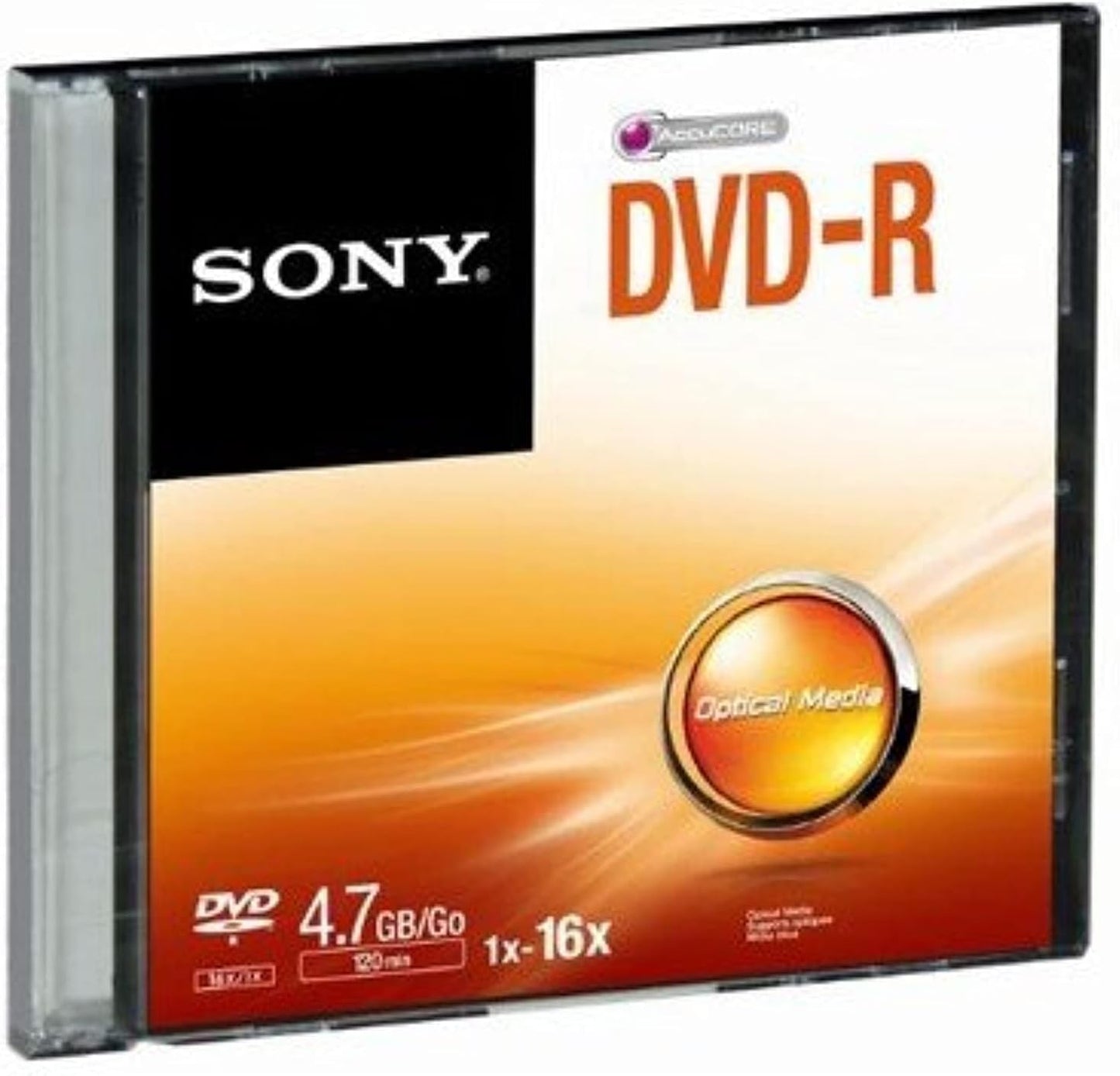 Sony 25DPR47SP 16x DVD+R 4.7GB Recordable Media - 25-Pack