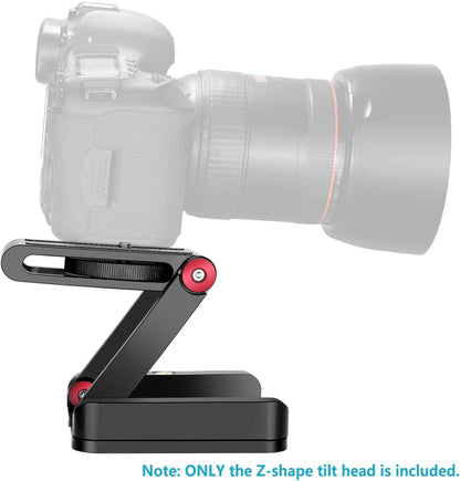 Neewer 10093848 Folding Z Flex Tilt Head with Quick Shoe