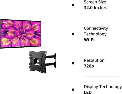 TCL 32-Inch 3-Series 720p HD Smart TV (Renewed)