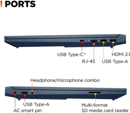 HP 15-fa0033dx Victus Gaming Laptop RTX 3050