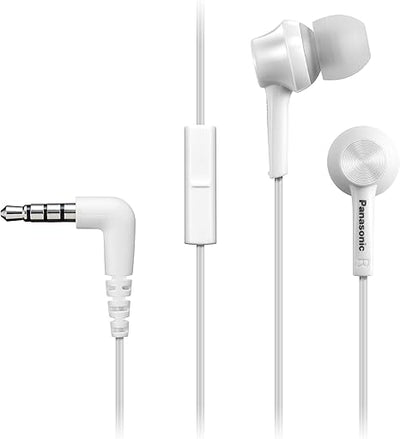 Panasonic RP-TCM115E-W Canal Type In-Ear Headphones