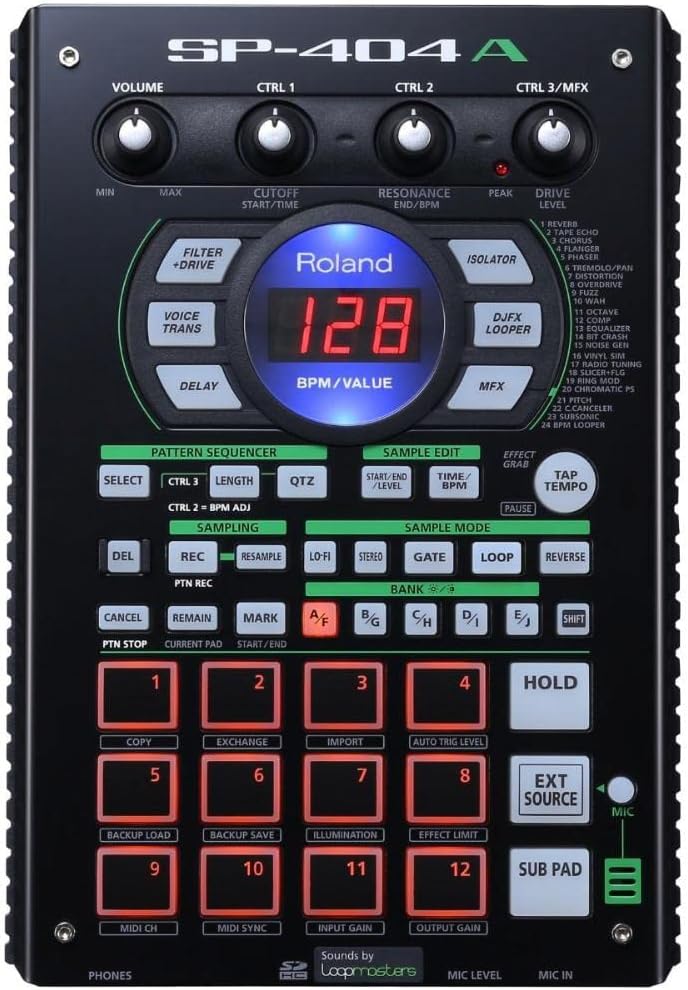 Roland SP-404A Linear Wave Sampler - Rhythmic Effects — main product image