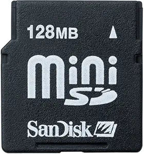 SanDisk SDSDM-128-A10M 128 MB Mini SD Memory Card