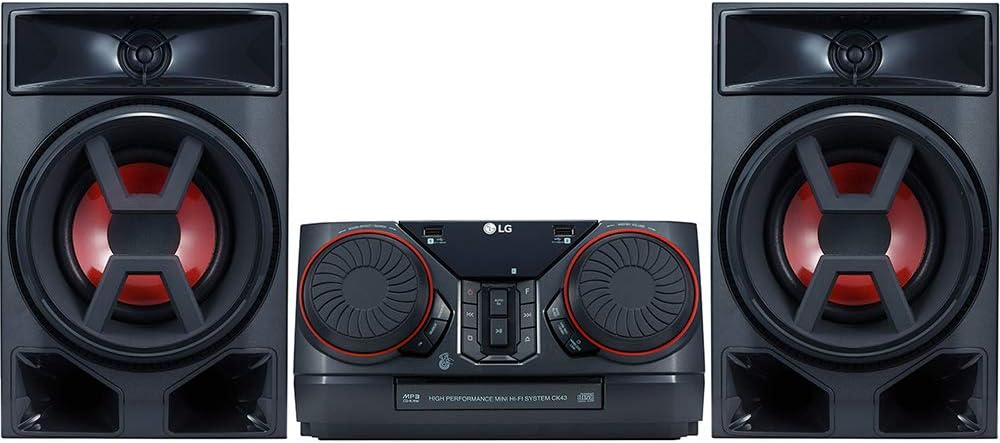 LG CK43 300W Bluetooth Hi-Fi Shelf System