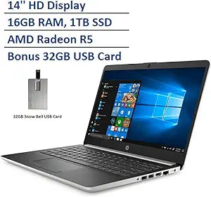 HP 14-DK0008DX Pavillion 14" HD Laptop 16GB 1TB SSD