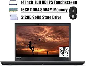 Lenovo ThinkPad T470 i7 Touchscreen Business Laptop — main product image