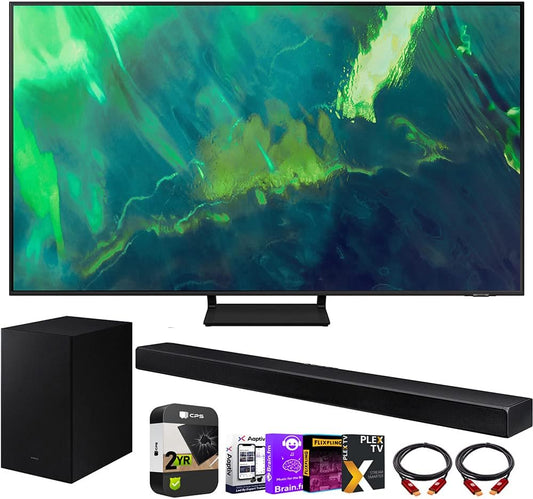 Samsung E18SAMQN65Q70AA 65" QLED 4K TV Soundbar Bundle