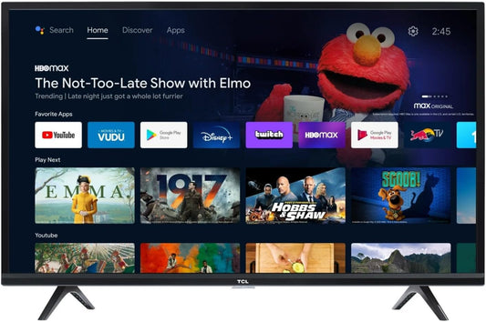TCL 32S21 32-Inch 720p Android Smart TV (Renewed)