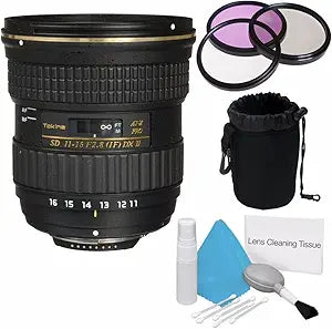Tokina TOK111628AFNII-6 11-16mm f/2.8 Nikon DX-II Lens Bundle