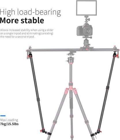 Neewer 10099791 Camera Slider Support Arm Stabilizer 2-Pack