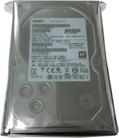 Western Digital 0F17731-CR Ultrastar 3TB SATA HDD
