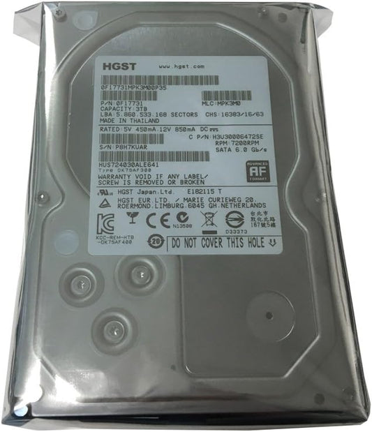 Western Digital 0F17731-CR Ultrastar 3TB SATA HDD