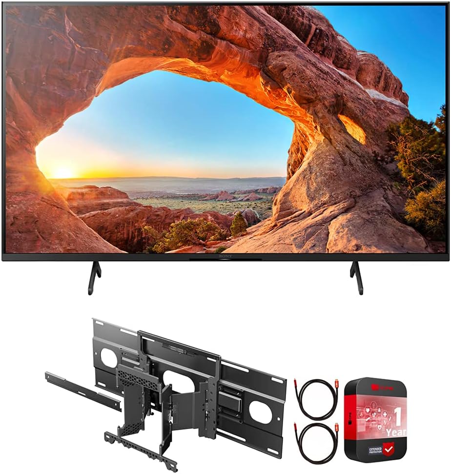 Sony E44SNKD75X85J 75" 4K LED TV Wall Mount Bundle