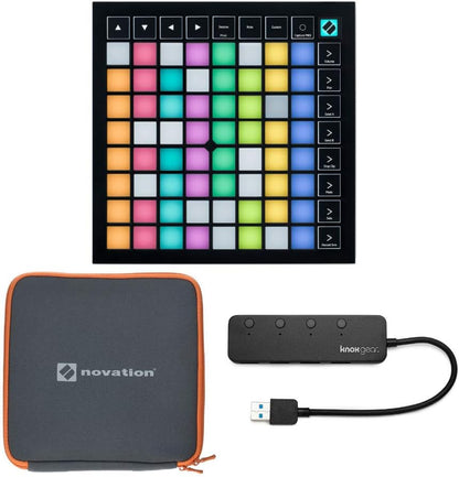 Novation Launchpad X Ableton Live MIDI Grid Controller Bundle