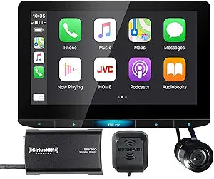 JVC KWZ1000W 10.1" CarPlay Android Auto Receiver Bundle