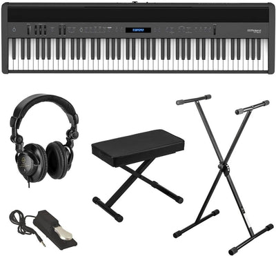 Roland FP-60X 88-Key Digital Piano Black Bundle