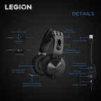 Lenovo Legion H500 PRO 7.1 Surround Gaming Headset