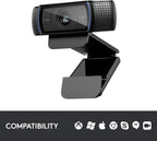 Logitech C920x Renewed Pro HD Webcam - Streaming