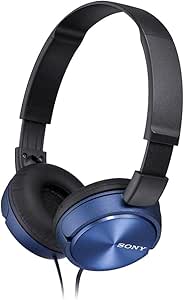 Sony MDRZX310L.AE Foldable Metallic Blue Headphones — main product image