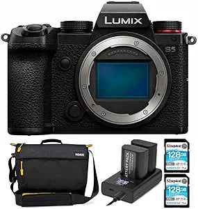Panasonic LUMIX S5 4K Camera: Full-Frame, L-Mount, Bundle