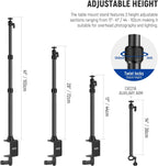 NEEWER TL253A+CR221A Camera Desk Mount Overhead Arm