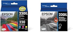 Epson T220XL-BCS & T220XL120-S Ink Cartridge Combo