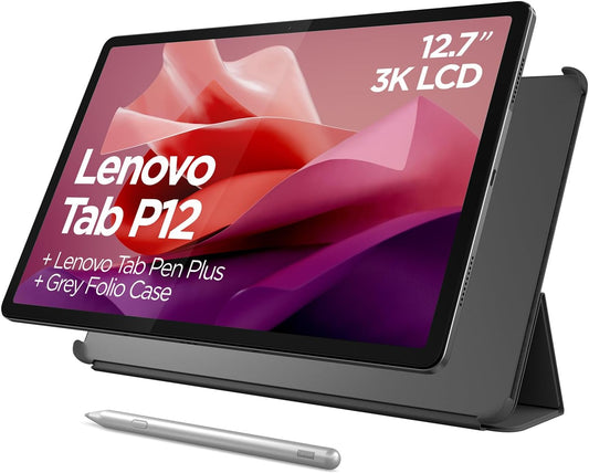 Lenovo EJEcccC228 Tab P12 12.7" 3K Tablet with Pen & Folio