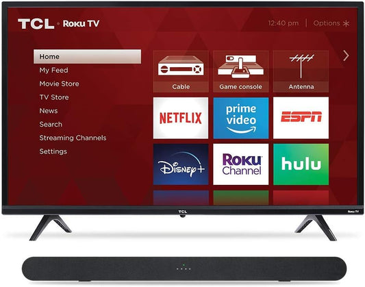 TCL 6 Series 32-Inch TV and Alto 6 Soundbar