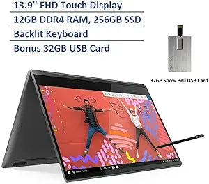 Lenovo c934 Yoga 13.9" FHD Touch Laptop - i7, 12GB RAM, 256GB SSD
