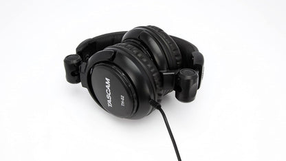 Tascam TH02 Studio Monitor Headphones Recording/Podcast