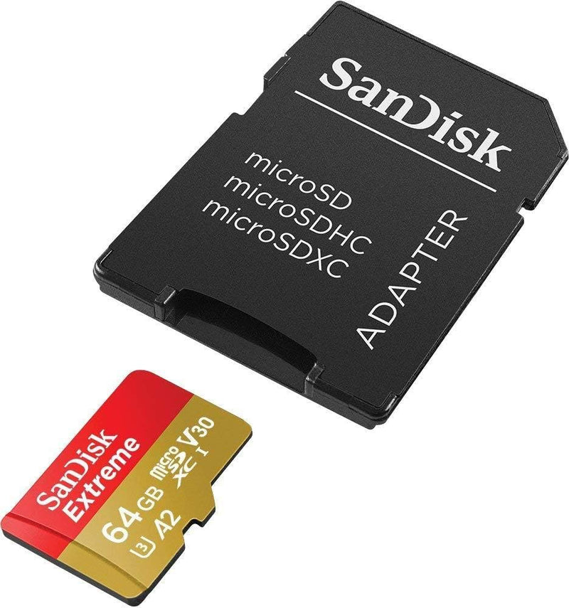 SanDisk SDSQXA2-064G-GN6MA 64GB Extreme MicroSD Card — main product image