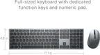 Dell KM7321W Premier Multi-Device Wireless Keyboard and Mouse