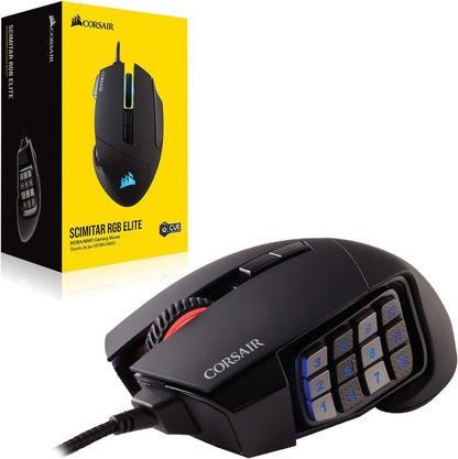 Corsair Scimitar RGB Elite Gaming Mouse (Renewed)