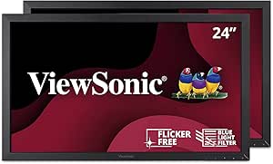 ViewSonic VA2452SM_H2 24" Dual Pack 1080p LED Monitors