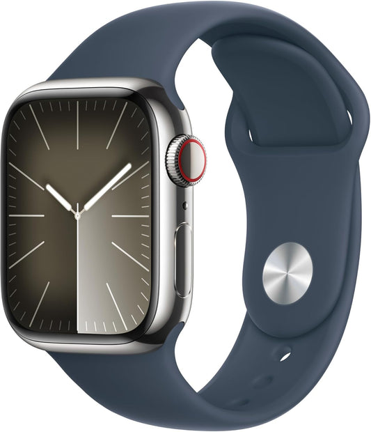 Apple MRJ23LW/A Watch Series 9 GPS + Cellular 41mm Silver Stainless Steel