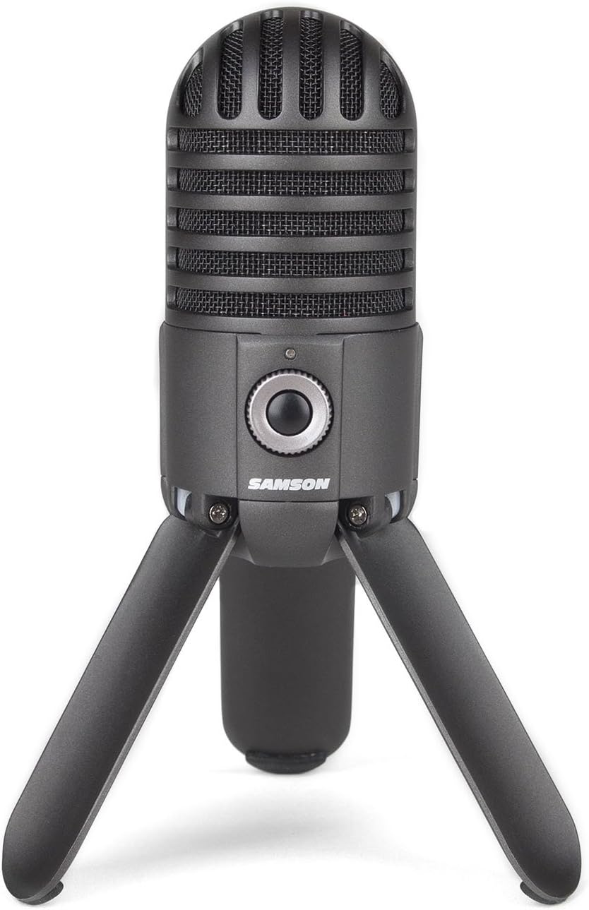 Samson SAMTRTB Meteor Mic USB Studio Microphone Titanium Black