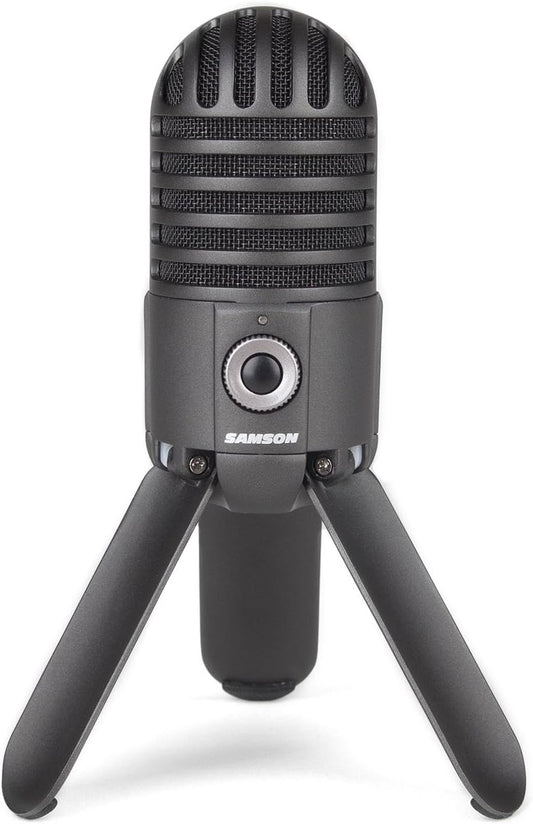 Samson SAMTRTB Meteor Mic USB Studio Microphone Titanium Black