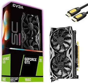 EVGA GeForce GTX 1660 SC Ultra 6GB Graphics Card