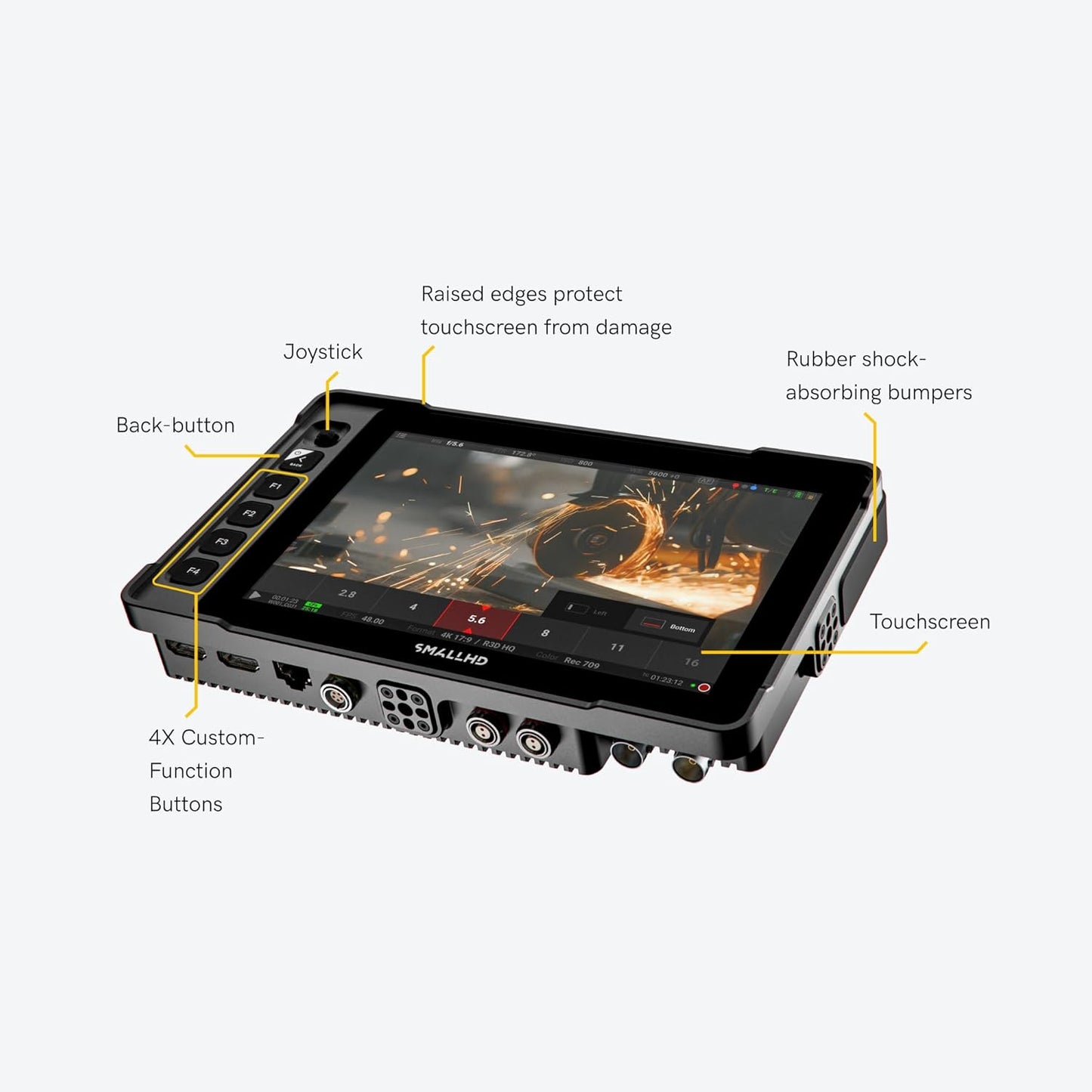 SmallHD SHD-16-0727 Ultra 7 On-Camera Touchscreen Monitor 2300nits