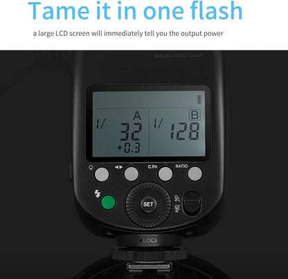 Godox MF-R76 Macro Ring Flash for Sony Canon Nikon Fuji