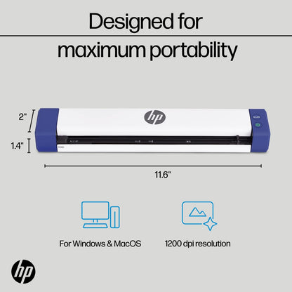HP HPPS100 Small USB Document Scanner