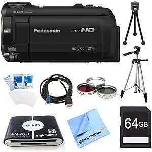 Panasonic HC-V770K HD Camcorder Bundle - Twin Video Capture
