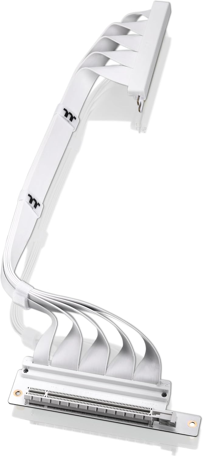 Thermaltake AC-077-CO6OTN-C1 PCIe 4.0 Riser Cable - Dual 90 Degree
