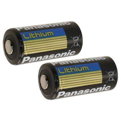 Panasonic BAT002 x 2 CR123A Lithium 3V Batteries (2-Pack)
