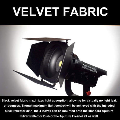Aputure Barndoors Bowens Mount Lighting Modifier Kit