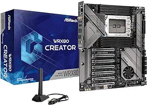 ASRock WRX 80 Creator E-ATX AMD Motherboard — main product image